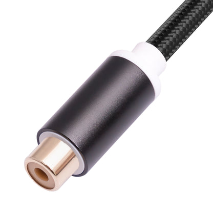 3712 0.3m 6.35mm Male to Dual RCA Female Splitter Cable 1 / 4 Inch Male Stereo to 2 RCA Female Adapter Line