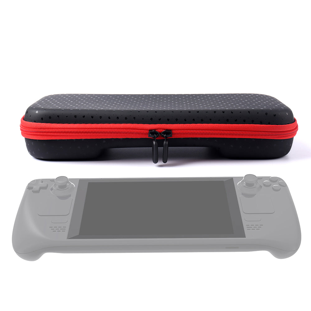 Waterproof Storage Bag for Steam Deck Game Console PU Leather+EVA Protective Case