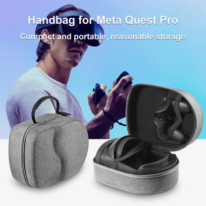 DEVASO For Oculus Quest 2 VR Glasses Portable Storage Bag Oxford Cloth Handbag Carrying Case