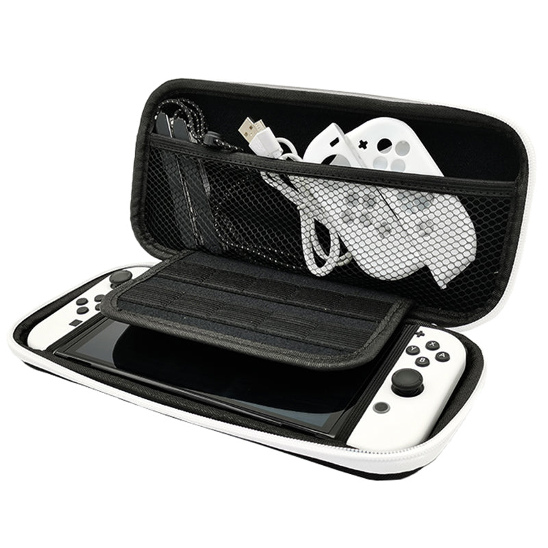 Waterproof PU+EVA Carrying Case for Nintendo Switch OLED Game Console Anti-Scratch Storage Bag