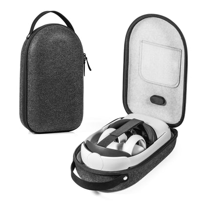 DEVASO For Oculus Quest2 / Meta Quest 3 VR Glasses Storage Bag Shockproof Felt Carrying Case