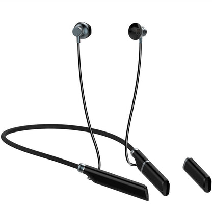 B998 Wireless Neckband Headphones Half In-Ear Bluetooth 5.3 Earphones Noise Cancelling Earbuds with Pluggable