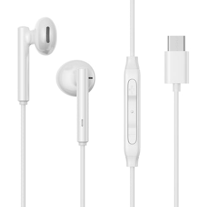 JOYROOM EC05 Type-C Wired Earphones Plug and Play Half-in-ear Headphone with Mic