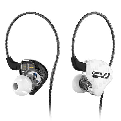 CVJ CSA In-Ear 3.5mm Wired Headset Noise Canceling HiFi Moving Iron Headphones, No Microphone