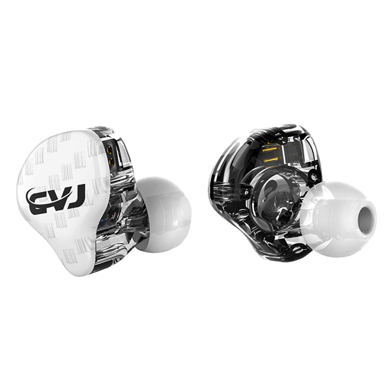 CVJ CSA In-Ear 3.5mm Wired Headset Noise Canceling HiFi Moving Iron Headphones, No Microphone