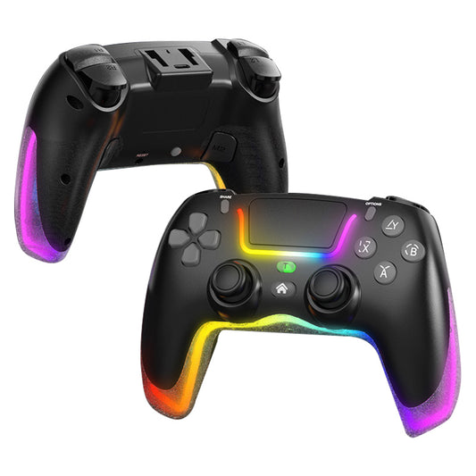 P07 Dazzle Lighting Wireless Bluetooth Controller for PS4 Game Console Handle without Stand