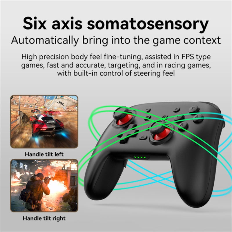 S07 Wireless Bluetooth Controller for Nintendo Switch Pro Controller Gamepad Portable Gaming Joystick Handle