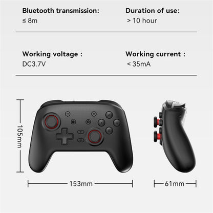 S07 Wireless Bluetooth Controller for Nintendo Switch Pro Controller Gamepad Portable Gaming Joystick Handle