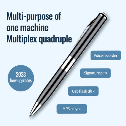 Q91 32GB Digital Voice Recorder Pen MP3 Player U Disk Rechargeable Audio Recording Pen