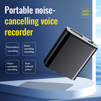 Q8 Mini Voice Recorder 32GB Voice Activated Recorder HD Noise Reduce Recording MP3 Player