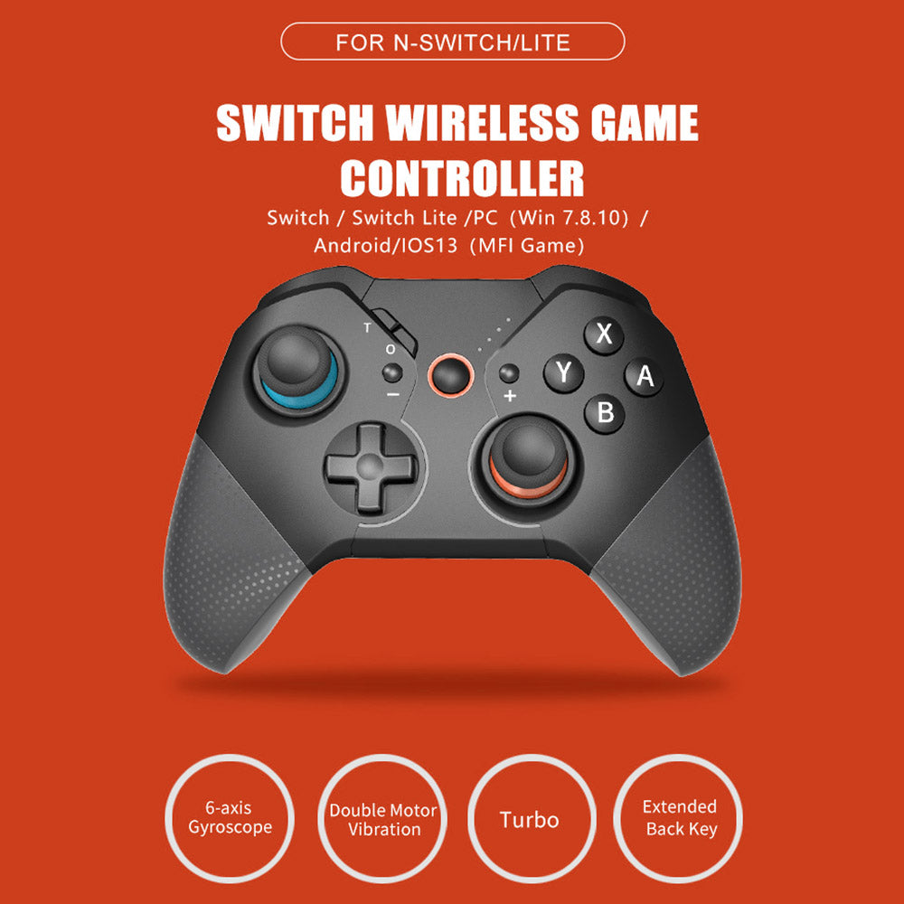 SW531 Wireless Gaming Controller for Nintendo Switch , Bluetooth Gamepad with LED Light