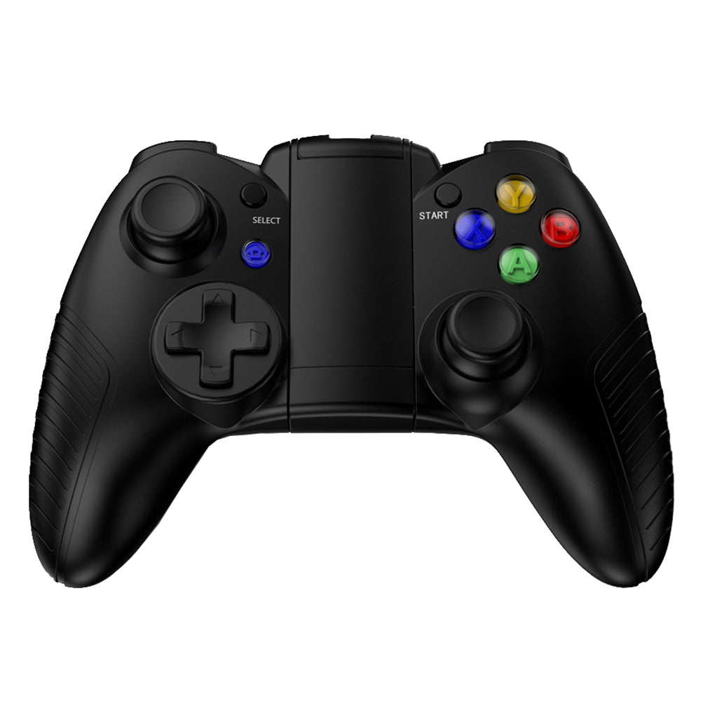 8710 Bluetooth V4.0 Controller Wireless Gamepad with Telescopic Phone Bracket for Android / iOS