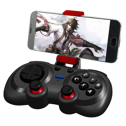 8726 Wireless Gamepad Bluetooth 5.0 / 2.4G Dual Mode Controller with Telescopic Phone Bracket for Nintendo Switch / iOS / Android