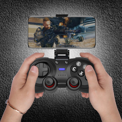 8726 Wireless Gamepad Bluetooth 5.0 / 2.4G Dual Mode Controller with Telescopic Phone Bracket for Nintendo Switch / iOS / Android