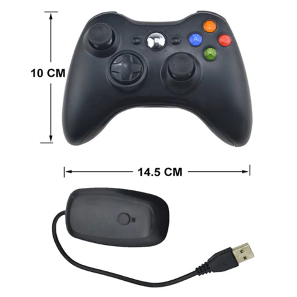 8652-360 2.4G Wireless Gamepad for Xbox 360 / Windows Computer / PS3 / Android TV Game Controller with Receiver