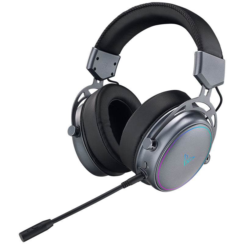 RAPOO VH800 Over-ear Wireless Headset RGB Light Bluetooth Dual Mode Dual Cavity Structure E-sports Gaming Headphone