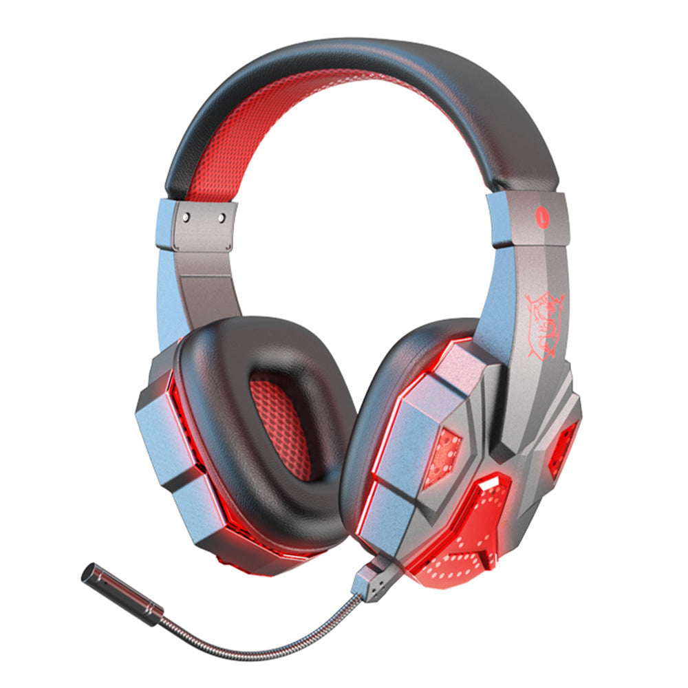 SY-T830 Wired / Wireless Over-ear Headset LED Light Bluetooth Dual Mode Low Latency E-sports Gaming Headphone