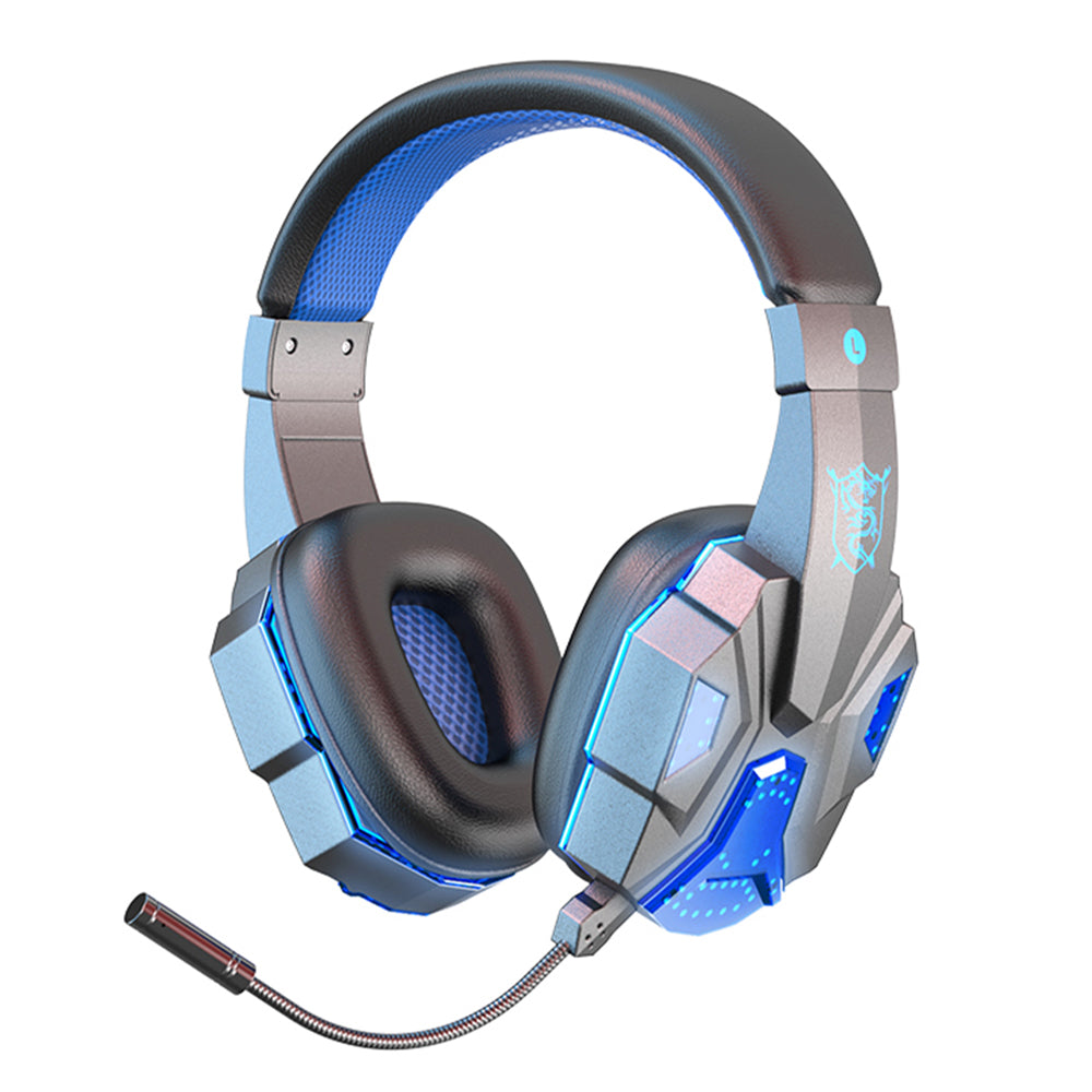 SY-T830 Wired / Wireless Over-ear Headset LED Light Bluetooth Dual Mode Low Latency E-sports Gaming Headphone