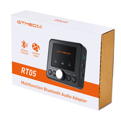 GTMEDIA RT05 2 in 1 Bluetooth 5.0 Receiver Transmitter Audio Adapter for Phone / Tablet / Car / Computer