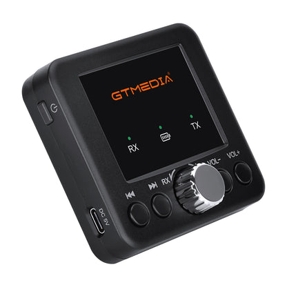 GTMEDIA RT05 2 in 1 Bluetooth 5.0 Receiver Transmitter Audio Adapter for Phone / Tablet / Car / Computer