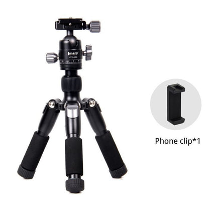 JMARY KT25+H30 Mobile Phone SLR Camera Tripod Stand Lightweight Portable Desktop Mini Tripod Set for Selfie, Live Streaming