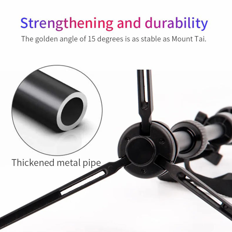 JMARY MT68 Portable Photography Selfie Mini Tripod Aluminum Alloy Telescopic SLR Camera Phone Stand