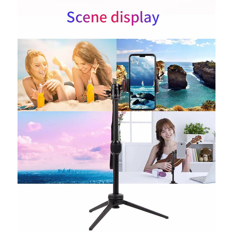 JMARY MT68 Portable Photography Selfie Mini Tripod Aluminum Alloy Telescopic SLR Camera Phone Stand