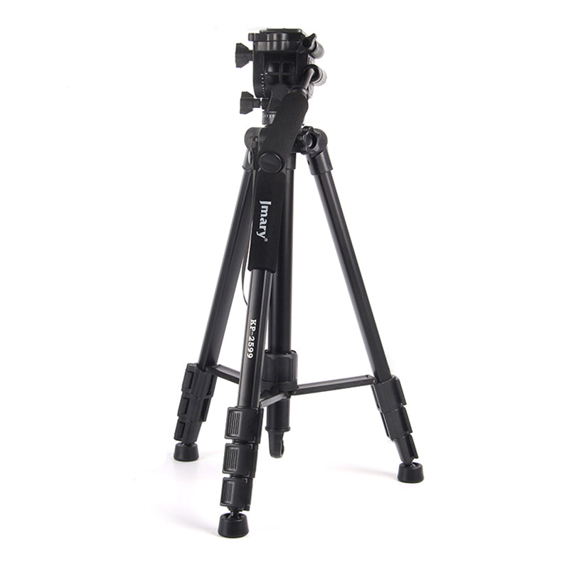 JMARY KP2599 Live Streaming SLR Camera Phone Stand Holder Telescopic Outdoor Photography Aluminum Tripod