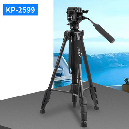 JMARY KP2599 Live Streaming SLR Camera Phone Stand Holder Telescopic Outdoor Photography Aluminum Tripod