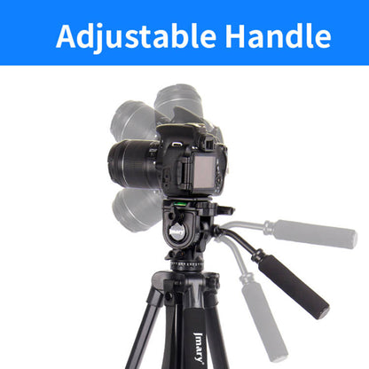 JMARY KP2599 Live Streaming SLR Camera Phone Stand Holder Telescopic Outdoor Photography Aluminum Tripod