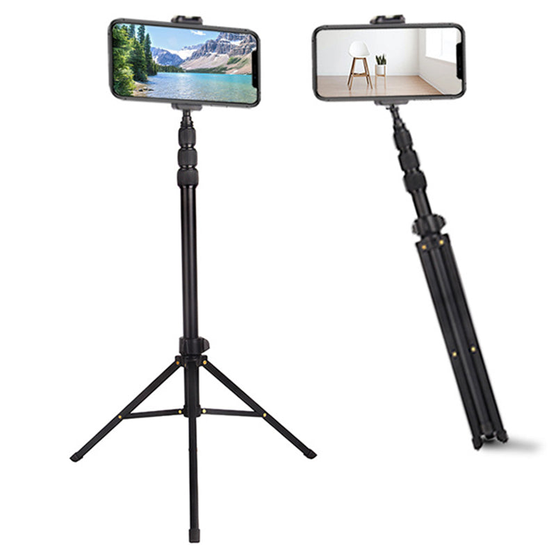 JMARY MT45 Outdoor Vlogging 0.51-1.68m Tripod Stand Cell Phone Clip Camera Mount Holder Telescopic Selfie Stick