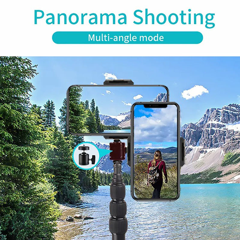 JMARY MT45 Outdoor Vlogging 0.51-1.68m Tripod Stand Cell Phone Clip Camera Mount Holder Telescopic Selfie Stick