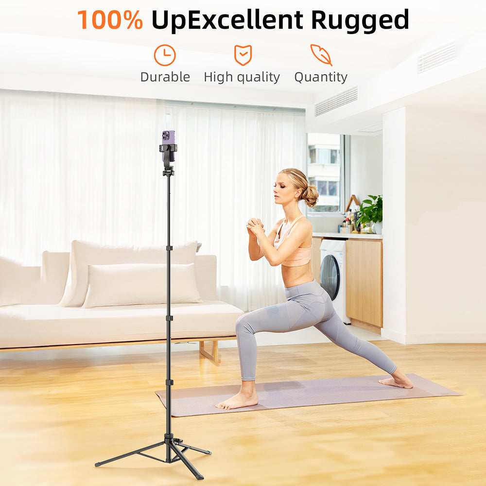 VRIG 1.6m 2-in-1 Live Broadcast Selfie Stick Telescopic Tripod Bracket with Bluetooth Remote