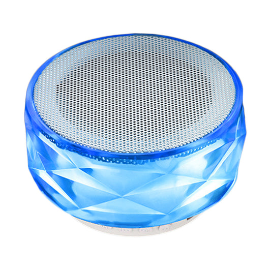 Bluetooth Speaker Crystal Diamond Portable Mini Subwoofer Sound Amp Intelligent Atmosphere Lamp Speaker