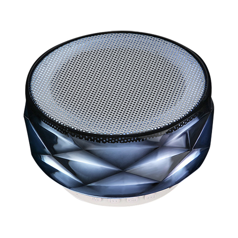 Bluetooth Speaker Crystal Diamond Portable Mini Subwoofer Sound Amp Intelligent Atmosphere Lamp Speaker