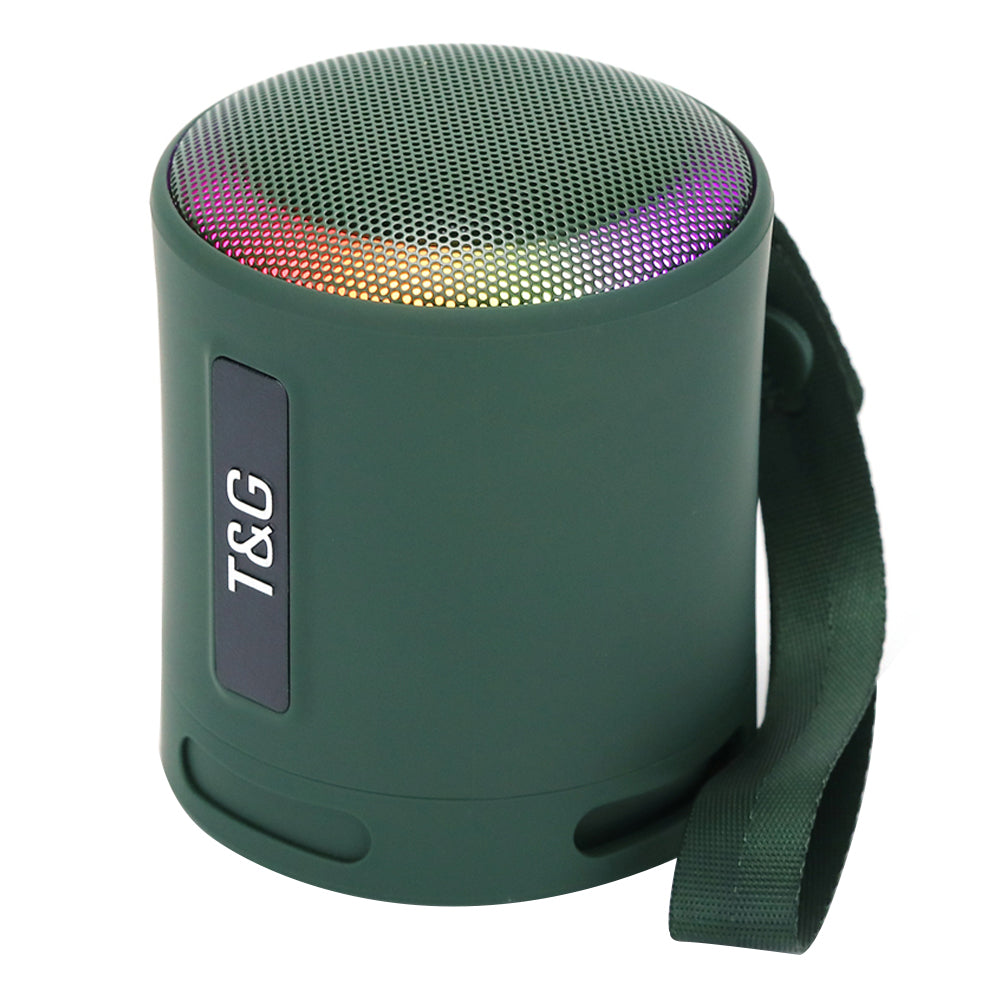 T&amp;G TG373 LED Breathing Light Portable Bluetooth Speaker Outdoor Wireless Stereo Subwoofer