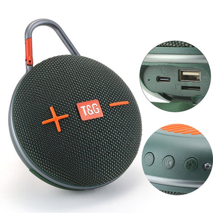 T&G TG648 Portable Bluetooth Speaker Outdoor TWS Wireless Stereo Subwoofer with LED Flashlight