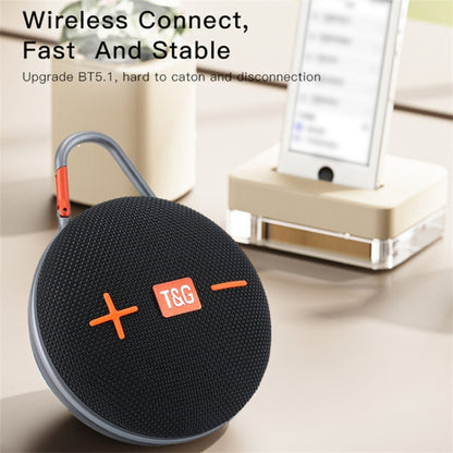 T&G TG648 Portable Bluetooth Speaker Outdoor TWS Wireless Stereo Subwoofer with LED Flashlight