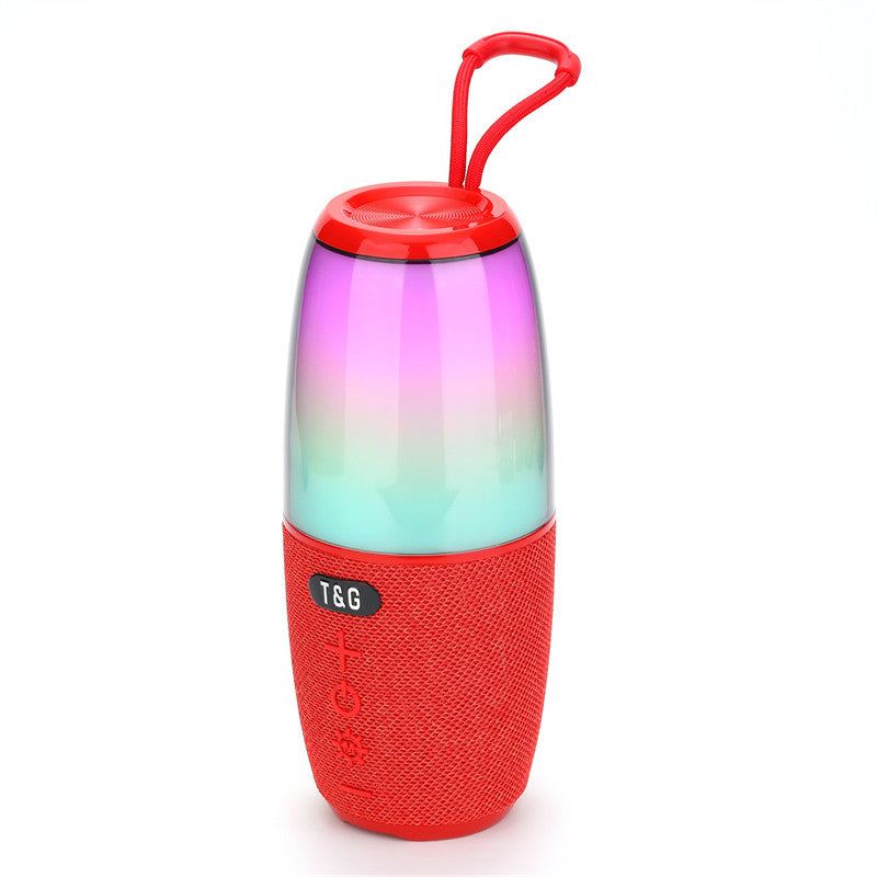 T&G TG644 5W TWS Portable Bluetooth 5.3 Music Speaker RGB Light Wireless Stereo Subwoofer