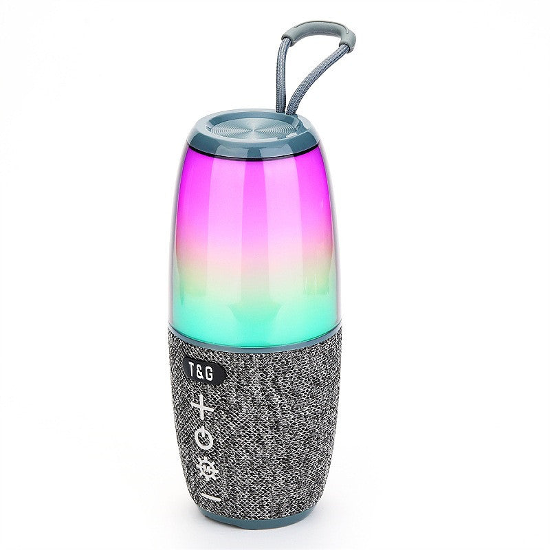 T&G TG644 5W TWS Portable Bluetooth 5.3 Music Speaker RGB Light Wireless Stereo Subwoofer