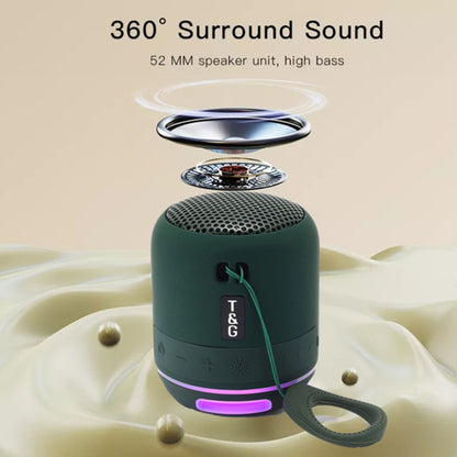 T&G TG294 Portable LED Light TWS Bluetooth Speaker Outdoor Wireless Stereo Music Subwoofer