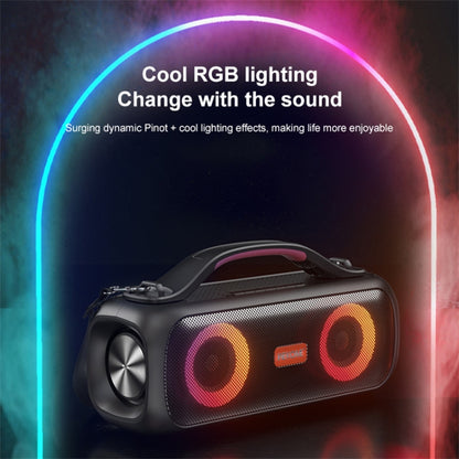 WEKOME D38 Outdoor Bluetooth Speaker 30W Powerful Driver Dual Tweeters Wireless Home Party Speaker