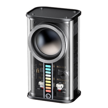 REMAX RB-M68 Clear Mecha Wireless Speaker Portable Mini 3D Subwoofer Bluetooth Speaker