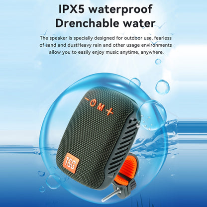 T&G TG-392 Outdoor Bike TWS Wireless Bluetooth Speaker IPX5 Waterproof Portable Speaker