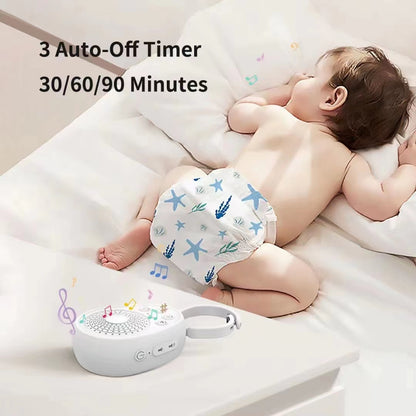 Baby Portable White Noise Sleep Sound Machine with 20 Light Music for Toddlers