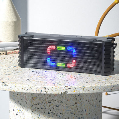 V2L Portable Bluetooth Speaker Silicone Wireless Subwoofer with 8 Color Lights Support AUX TF Card