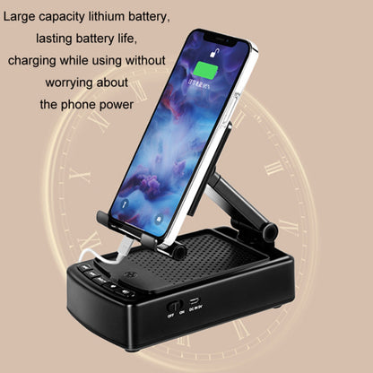 3-in-1 Cell Phone Stand Power Bank with Sound Bluetooth Speaker for Home, Office, Outdoor