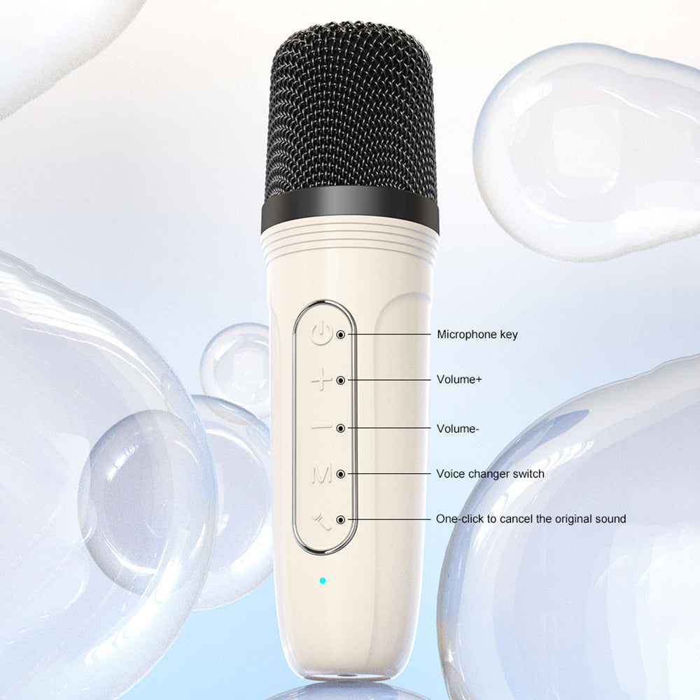 WEKOME D43 Karaoke Machine for Adults and Kids, Portable Bluetooth Karaoke Speaker with Wireless Microphone