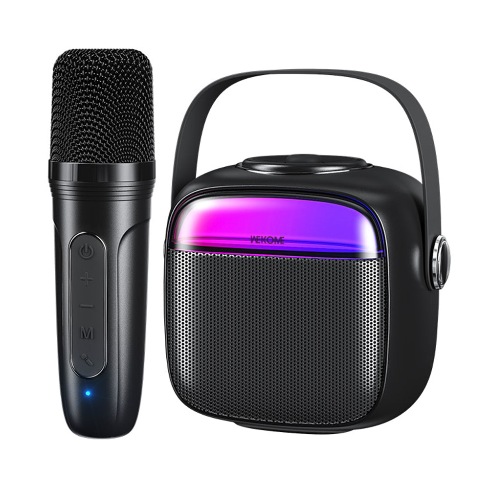 WEKOME D43 Karaoke Machine for Adults and Kids, Portable Bluetooth Karaoke Speaker with Wireless Microphone