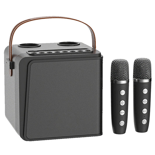 NEWRIXING NR8807 Bluetooth Speaker Wireless Music Player with Dual TWS Handheld Noise Reduction Microphone